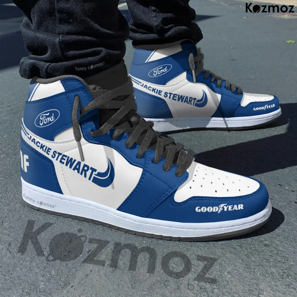 Tyrrell Jackie Stewart Custom Shoes Ford-Cosworth 003 Livery 1971 Racing Shoes - Image 4