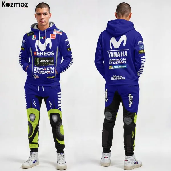 Valentino Rossi - Yamaha Hoodie & Jogger Set - MotoGP Racing Suit -