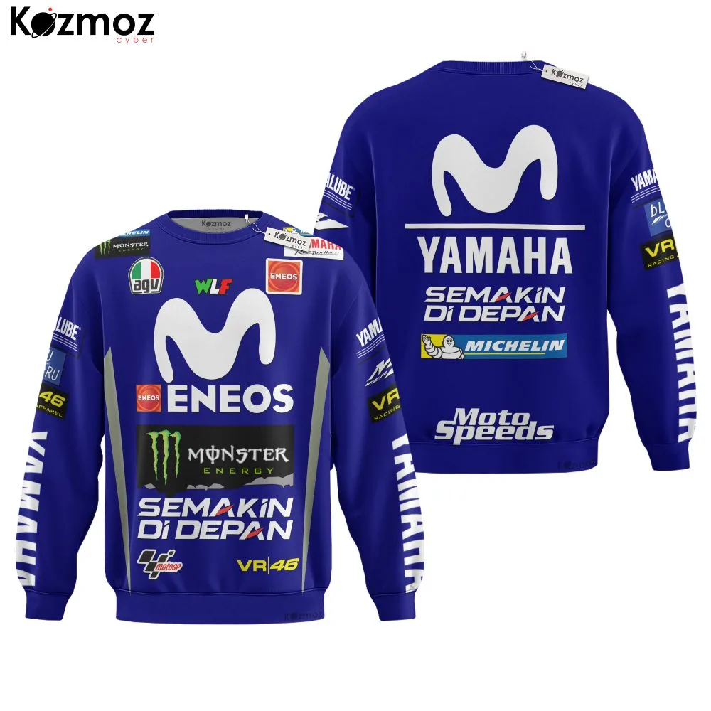 Valentino Rossi - Yamaha Hoodie & Jogger Set - MotoGP Racing Suit - - Image 3