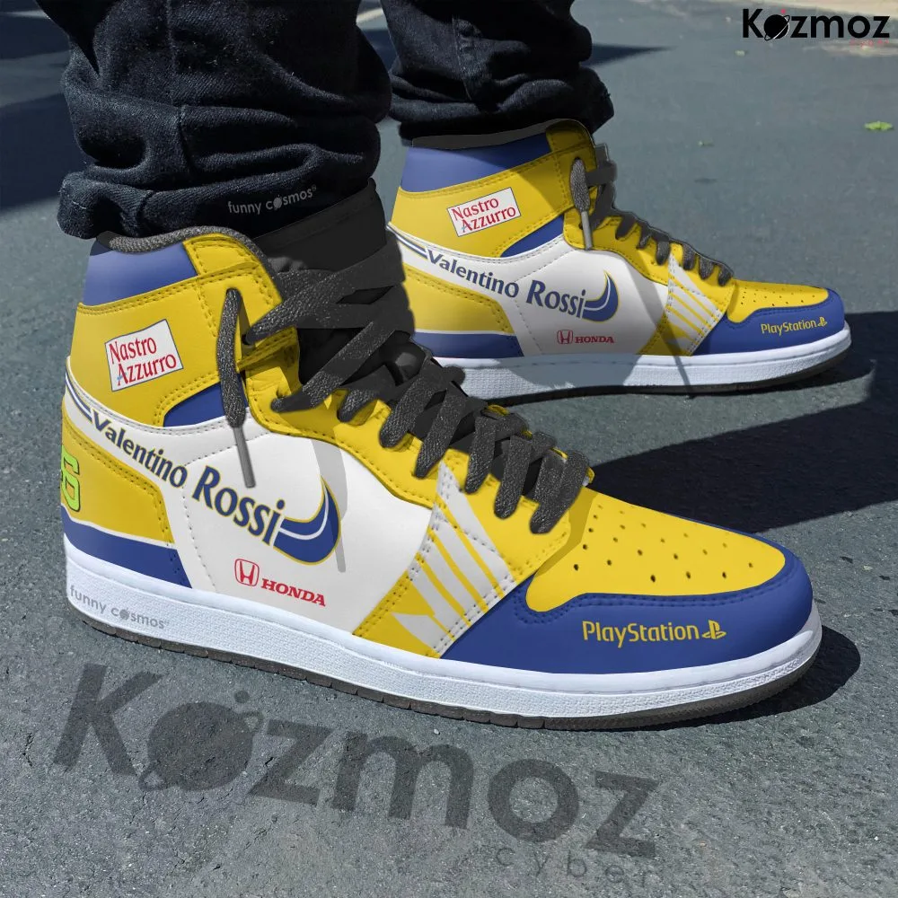 Valentino Rossi Custom Shoes Honda NSR500 Livery 2001 Racing Shoes - Image 3