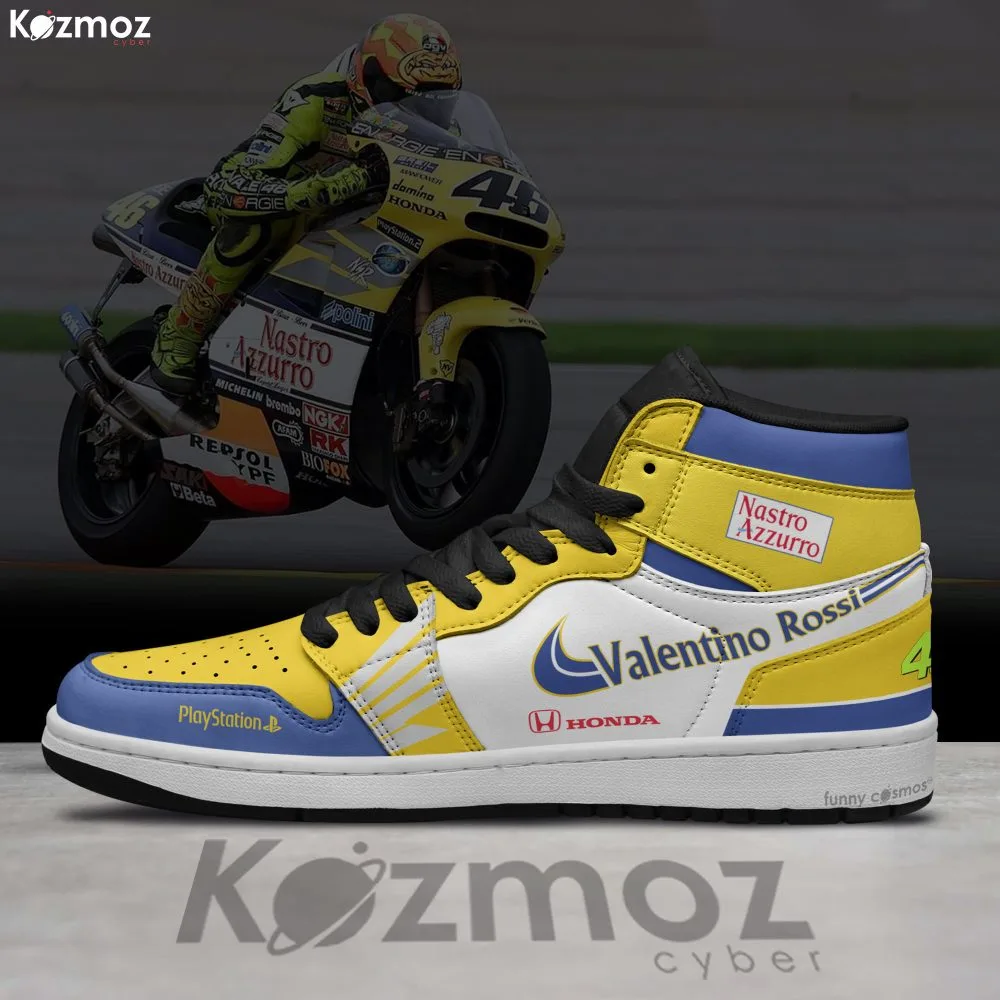 Valentino Rossi Custom Shoes Honda NSR500 Livery 2001 Racing Shoes - Image 2