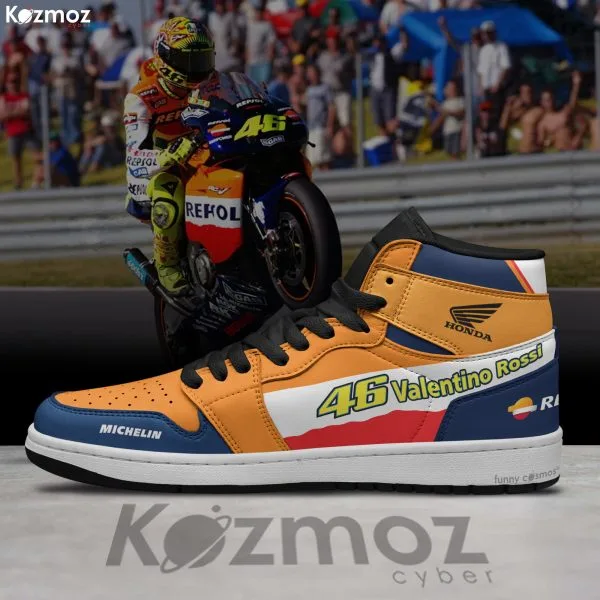 Alternative view of Valentino Rossi Custom Shoes Honda RC211V Livery 2003 Racing Shoes