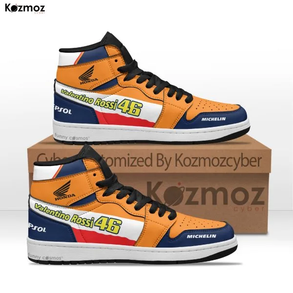 Valentino Rossi Custom Shoes Honda RC211V Livery 2003 Racing Shoes