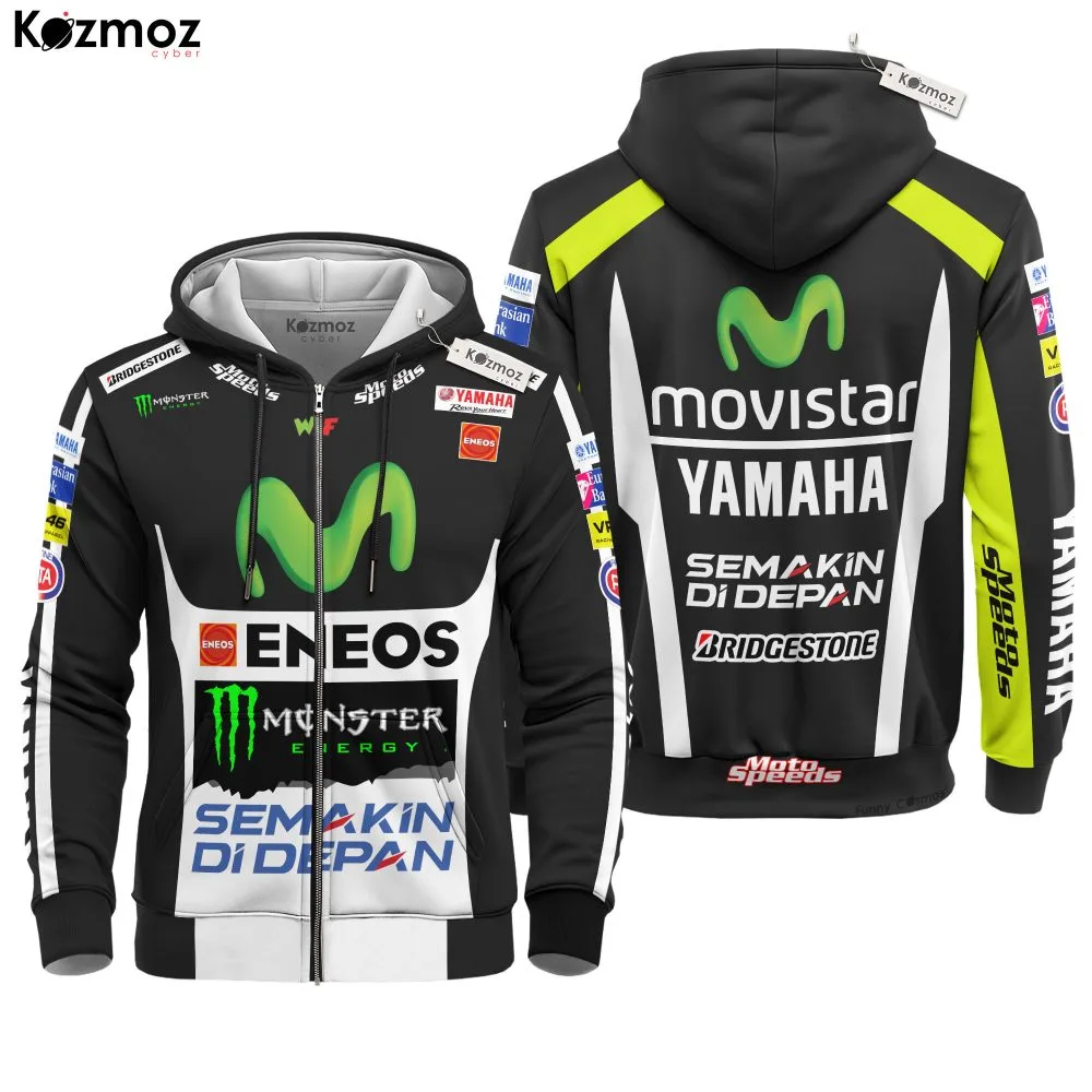 Valentino Rossi Leather Racing Suit 2015 Collection - Yamaha MotoGP Racing Team - Image 3