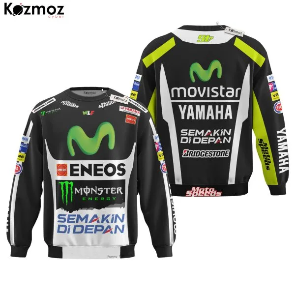 Valentino Rossi Leather Racing Suit 2015 Collection - Yamaha MotoGP Racing Team - Image 4