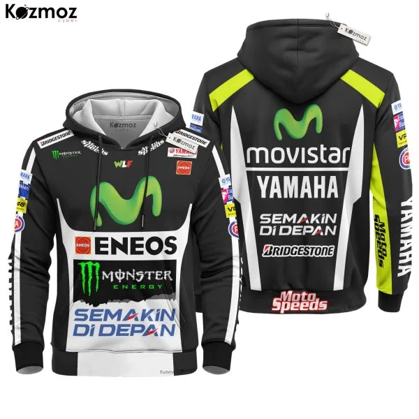 Alternative view of Valentino Rossi Leather Racing Suit 2015 Collection - Yamaha MotoGP Racing Team