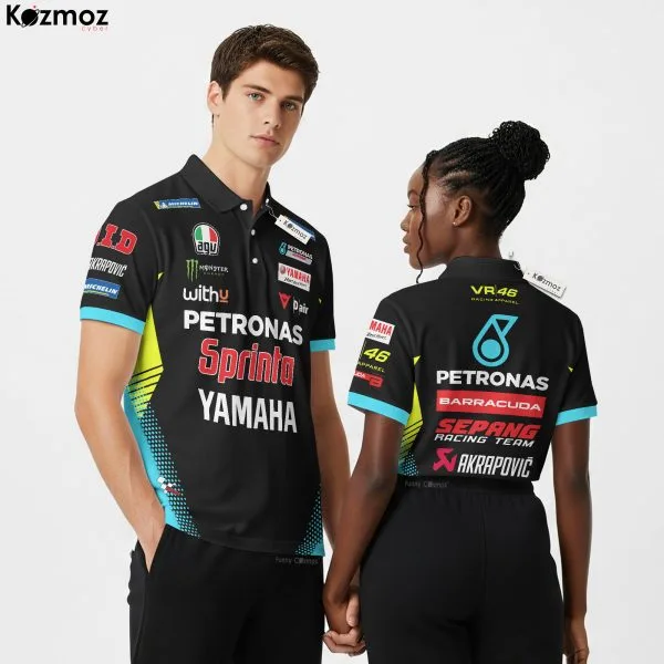 Valentino Rossi Polo Shirt 2020 - PETRONAS Yamaha Sepang Racing Team