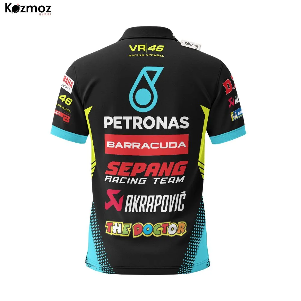 Valentino Rossi Polo Shirt 2020 - PETRONAS Yamaha Sepang Racing Team - Image 3