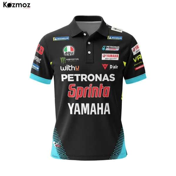 Alternative view of Valentino Rossi Polo Shirt 2020 - PETRONAS Yamaha Sepang Racing Team