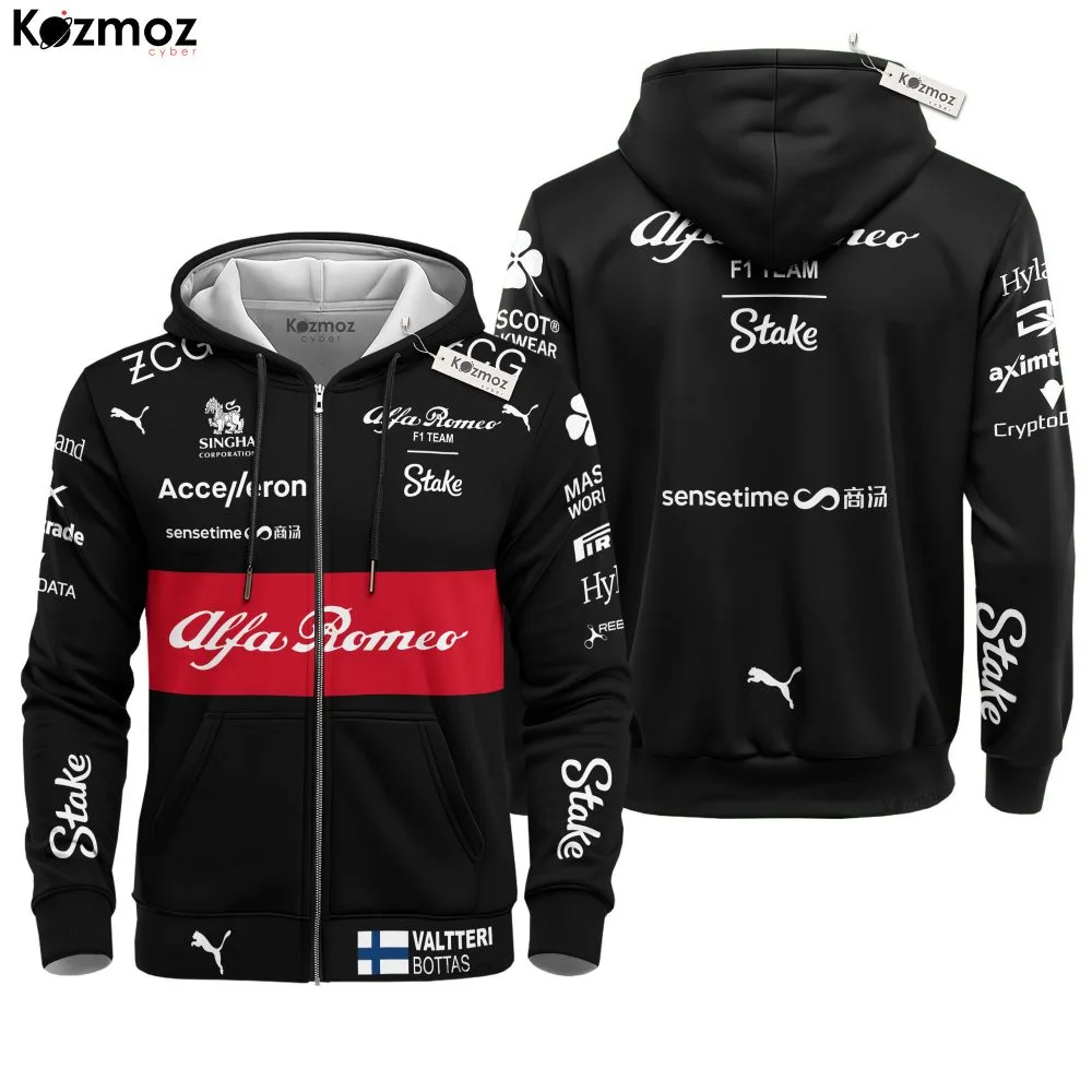 Valtteri Bottas Racing Costume 2023 Alfa Romeo Race Uniform Alfa Romeo Racing Team - Image 3