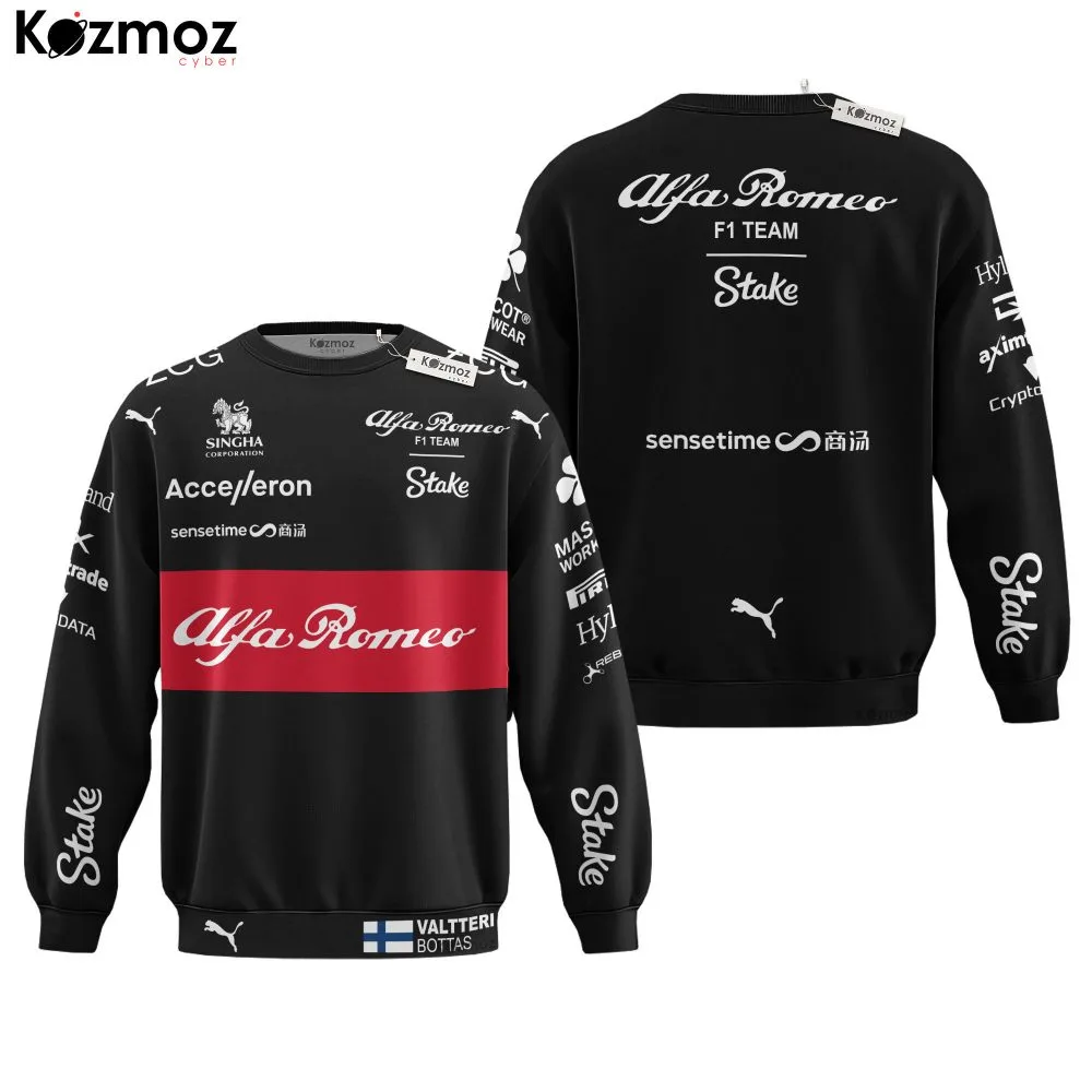 Valtteri Bottas Racing Costume 2023 Alfa Romeo Race Uniform Alfa Romeo Racing Team - Image 4