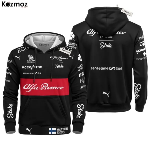 Alternative view of Valtteri Bottas Racing Costume 2023 Alfa Romeo Race Uniform Alfa Romeo Racing Team