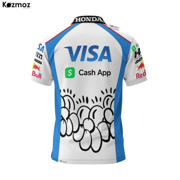 Visa App Racing Polo Shirt Silverstone GP Polo Team - Image 3
