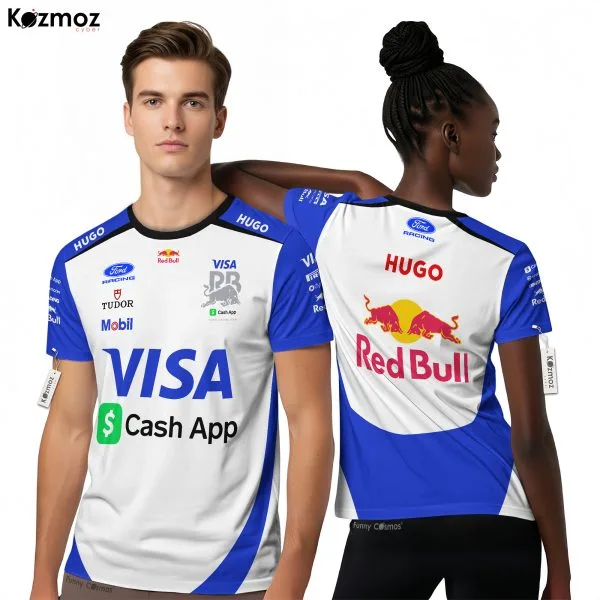 Visa Cash App Racing Bulls Team 2026 HUGO Custom Racing T-Shirt