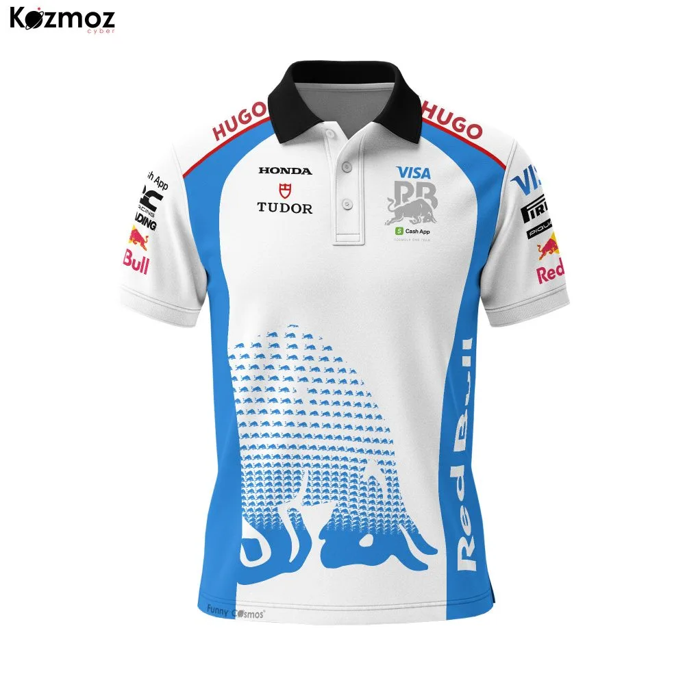 Visa Cash App RB Racing Polo Shirt 2025 Alpha RB Polo Team - Image 2