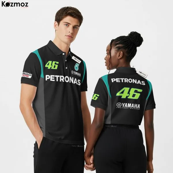VR46 Polo Shirt 2021 - PETRONAS Yamaha SRT Racing Team