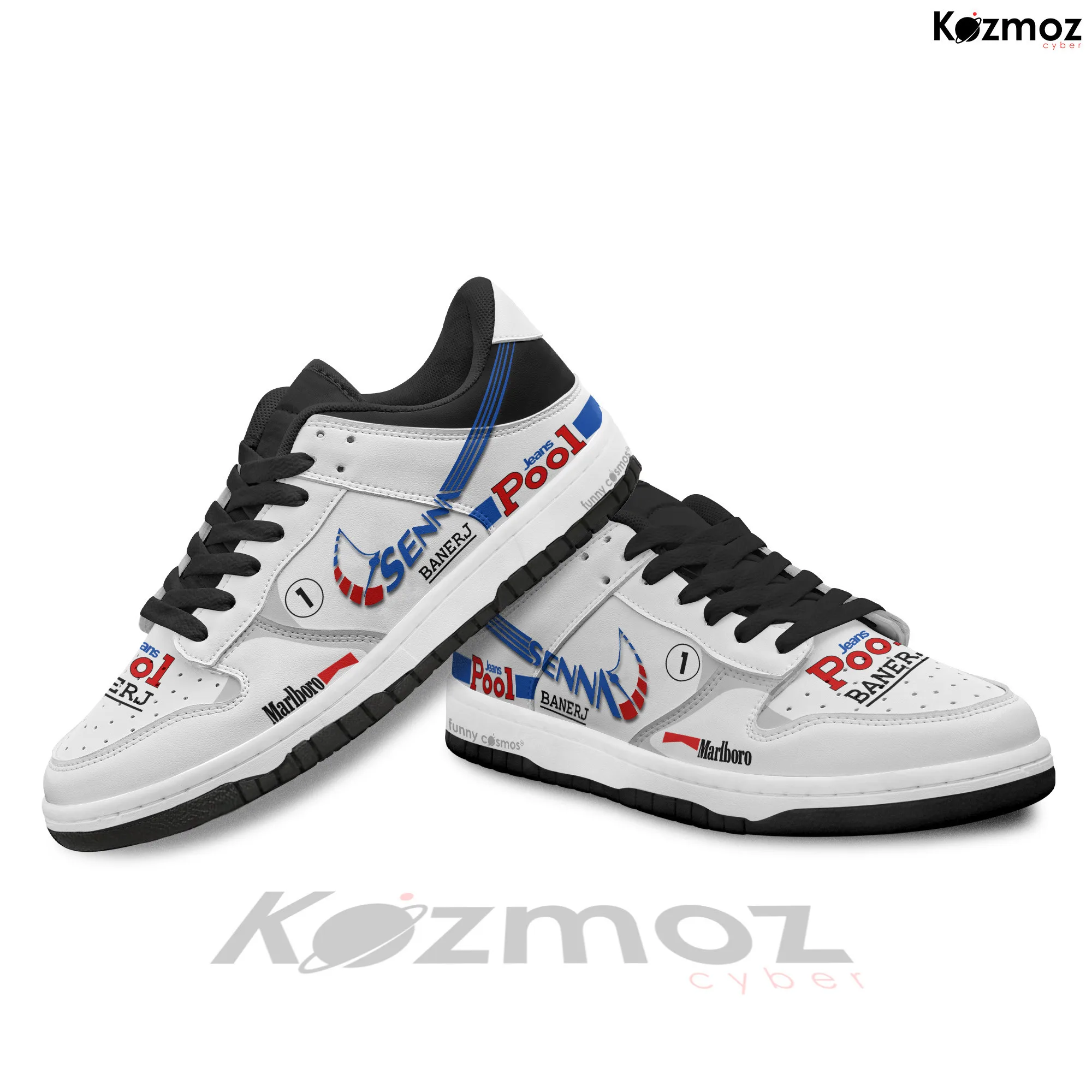 Alternative view of West Surrey Magic Senna Custom Shoes Ralt RT3 Livery 1983 Racing Shoes