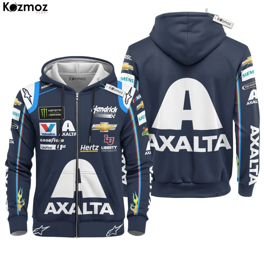 William Byron Shirt Hoodie Racing Uniform Clothes Nascar Sweatshirt Zip Hoodie Sweatpant - Image 2