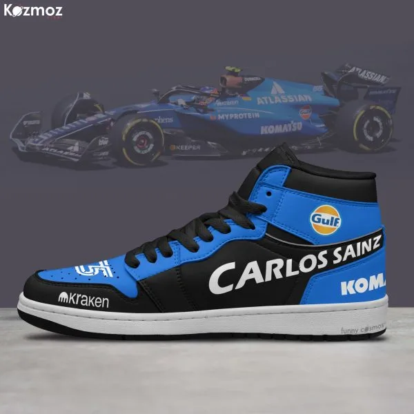 Williams Alex Albon Custom Shoes Livery 2025 Livery FW47 Racing Shoes - Image 3