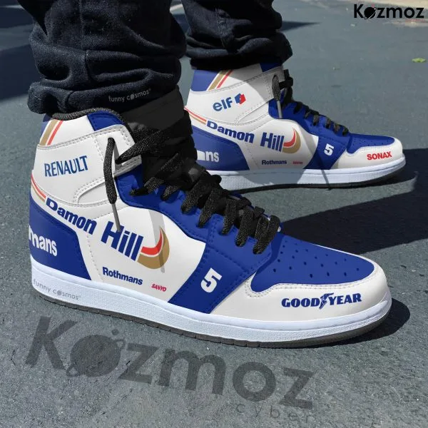 Alternative view of Williams Damon Hill Custom Shoes FW18 Livery 1996 Racing Shoes