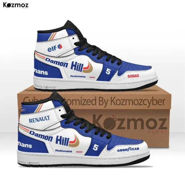 Williams Damon Hill Custom Shoes FW18 Livery 1996 Racing Shoes