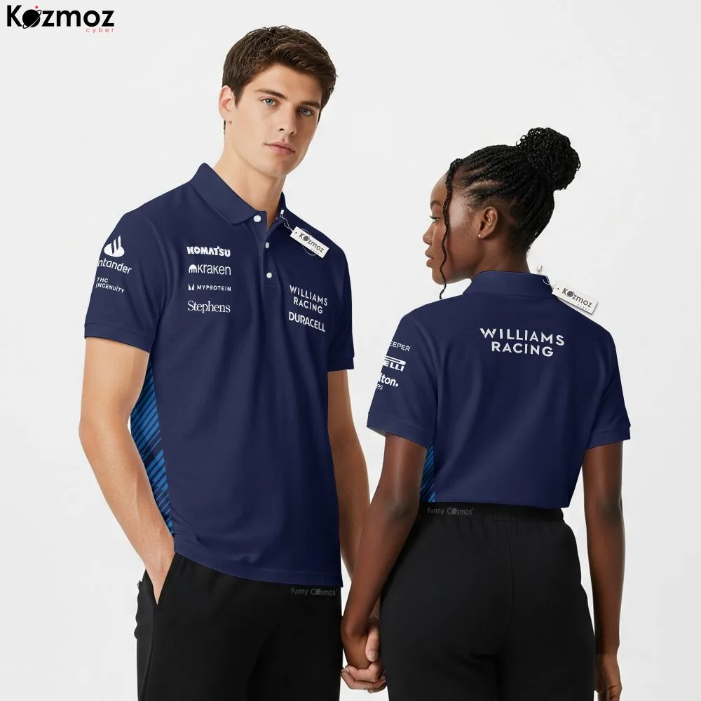 Williams F1 Racing Polo Shirt Pack - F1 Team Fan Gift Bundle Pack - Image 6