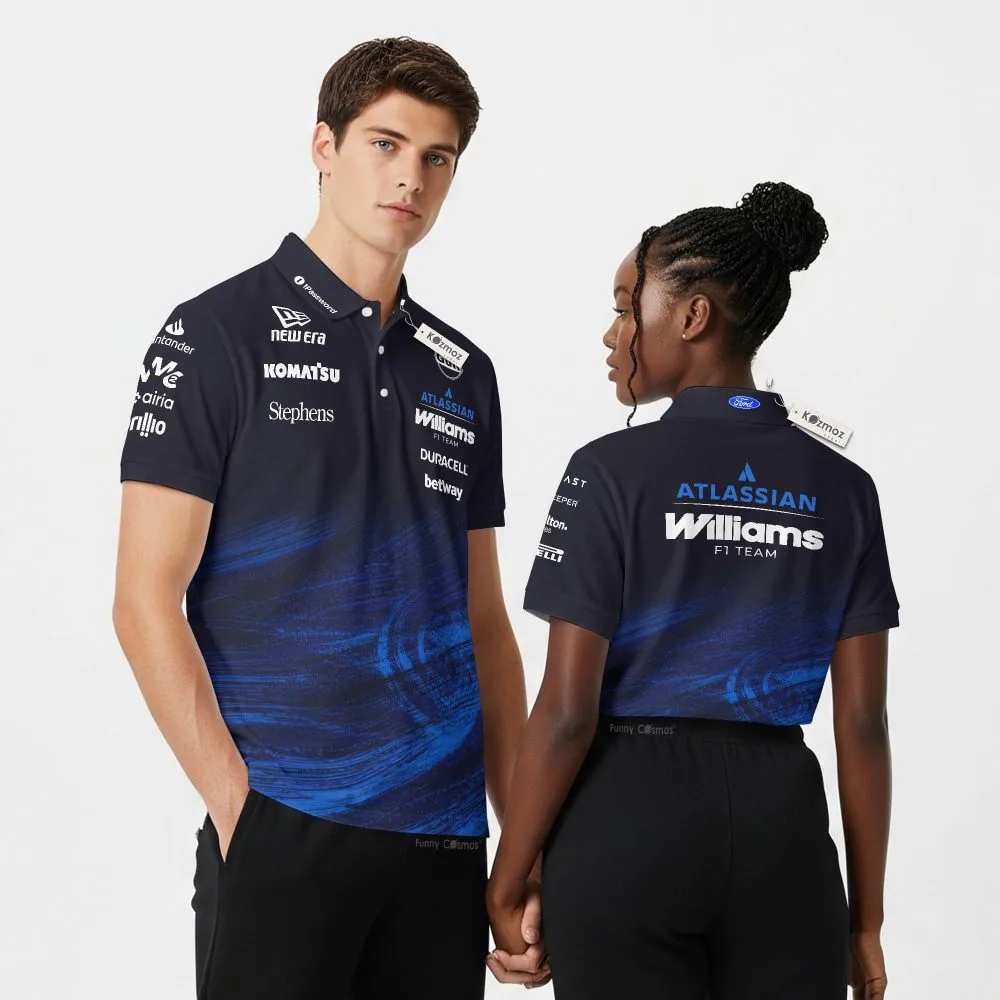 Williams F1 Racing Polo Shirt Pack - F1 Team Fan Gift Bundle Pack - Image 3