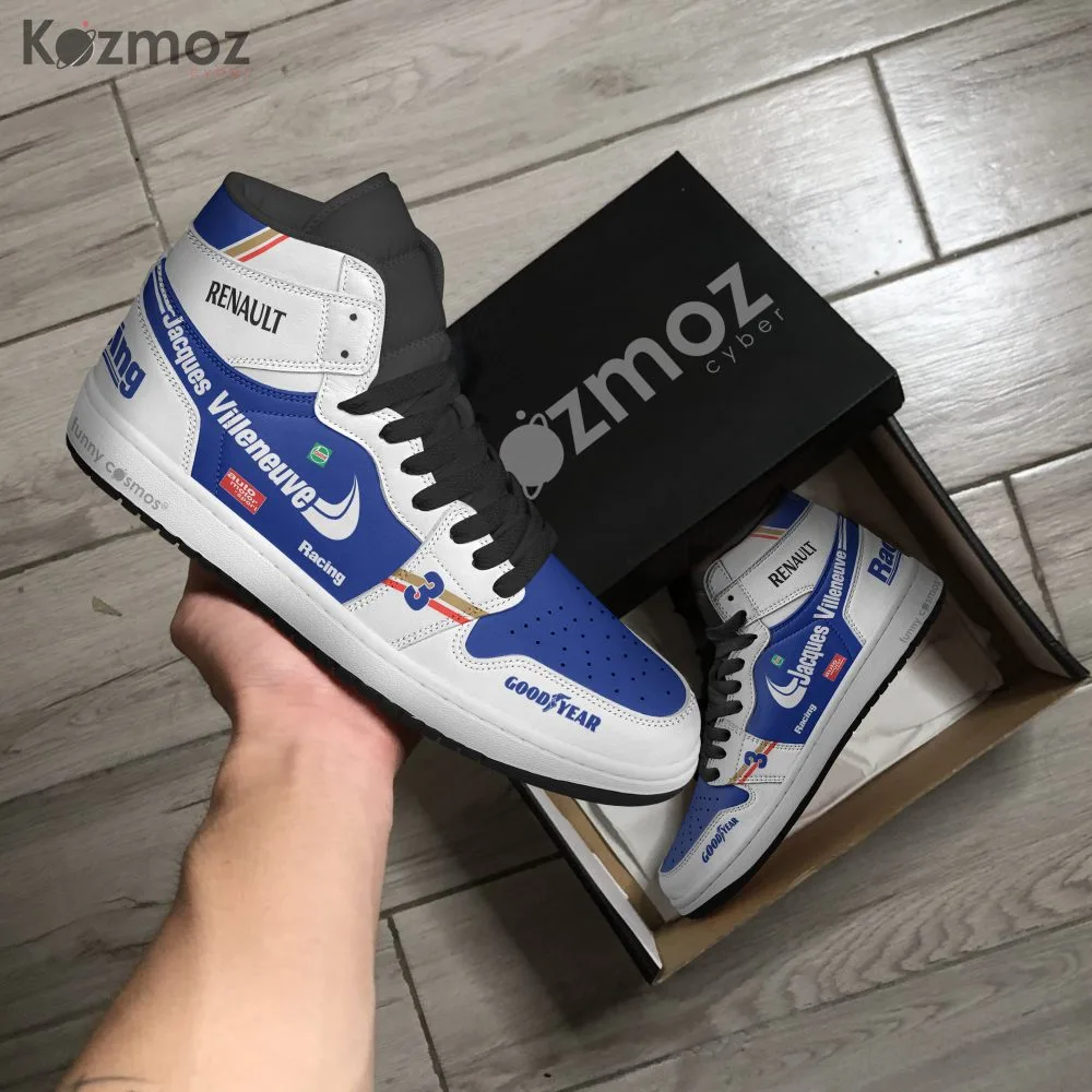 Williams Racing Jacques Villeneuve Custom Shoes FW19 Livery 1997 Racing Shoes - Image 4