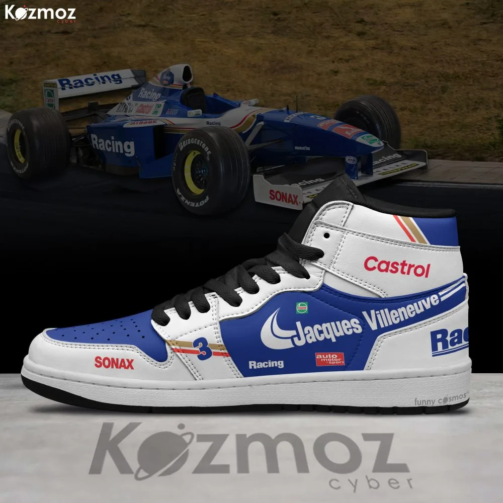 Williams Racing Jacques Villeneuve Custom Shoes FW19 Livery 1997 Racing Shoes - Image 3