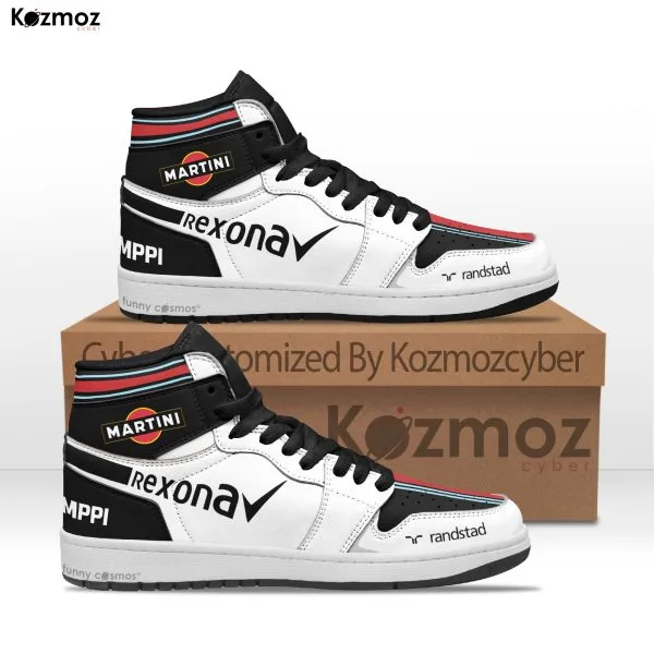 Williams Valtteri Bottas Custom Shoes 2015 Livery FW37 Racing Shoes - 2