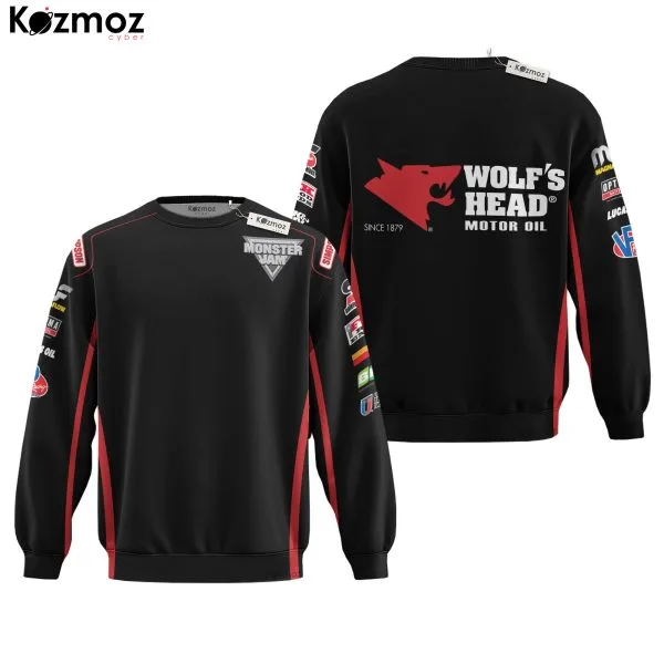 Wolf's Head Monster Truck Race Suit Uniform - Monster Jam Racing Suit - - Image 4