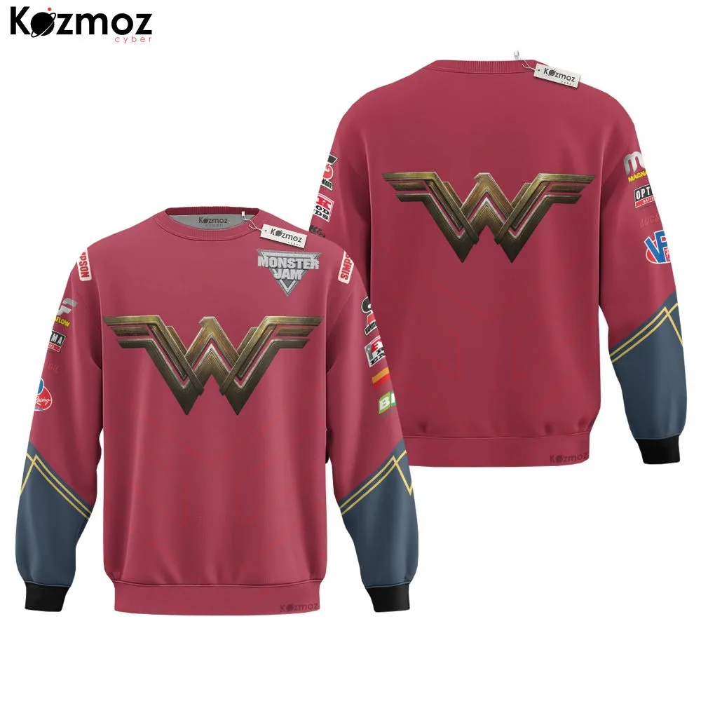 Wonder Woman Monster Truck Racing Suit Uniform- Monster Jam Racing Team - - Image 4