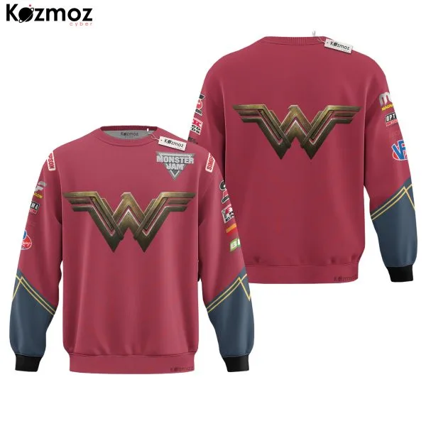 Wonder Woman Monster Truck Racing Suit Uniform- Monster Jam Racing Team - - Image 4