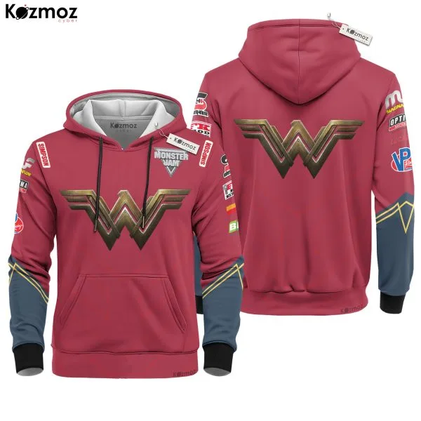 Alternative view of Wonder Woman Monster Truck Racing Suit Uniform- Monster Jam Racing Team -