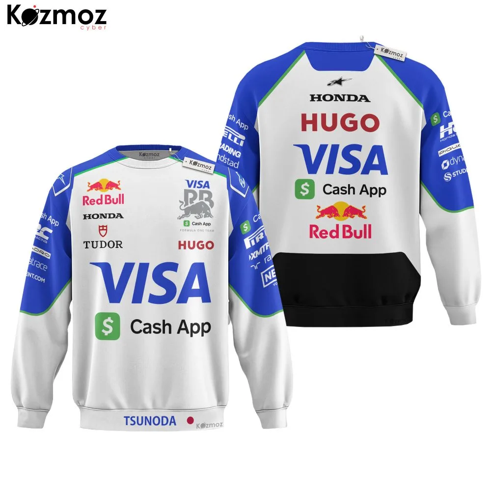 Yuki Tsunoda Racing Costume 2025 AlphaTauri Racing Team - Image 4