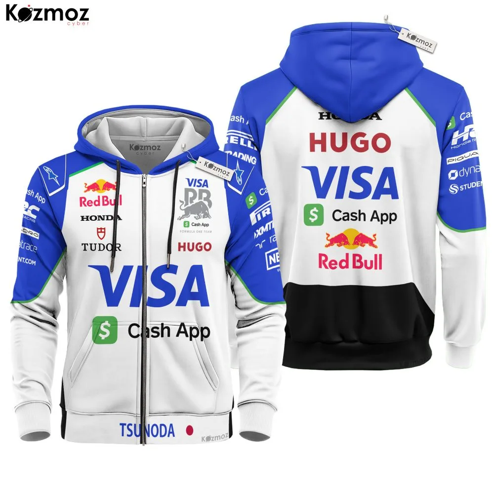 Yuki Tsunoda Racing Costume 2025 AlphaTauri Racing Team - Image 3