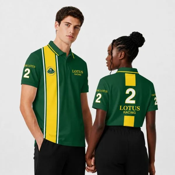 Colin Chapman Lotus 25 limited edition fan-created polo shirt