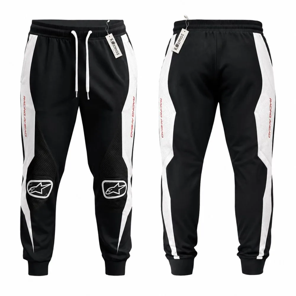 Alpinestars GP Plus V4 Sp Leather Suit Black White Version Custom Racing Suit - Image 6