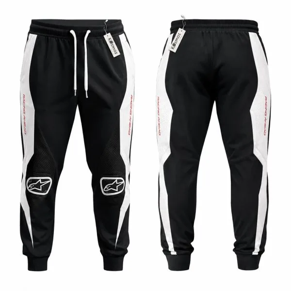 Alpinestars GP Plus V4 Sp Leather Suit Black White Version Custom Racing Suit - Image 6