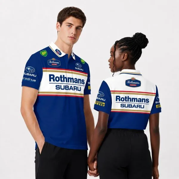 Colin McRae 1992 Subaru Legacy RS 'Group A' Custom Polo Shirt