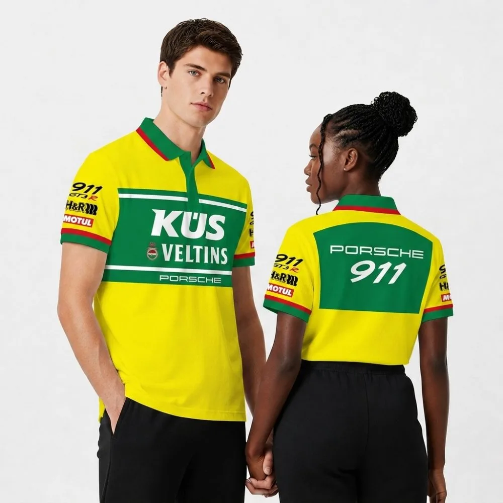 Porsch 911 GT3 R Manthey Racing 2026 Custom Racing Polo - Image 2