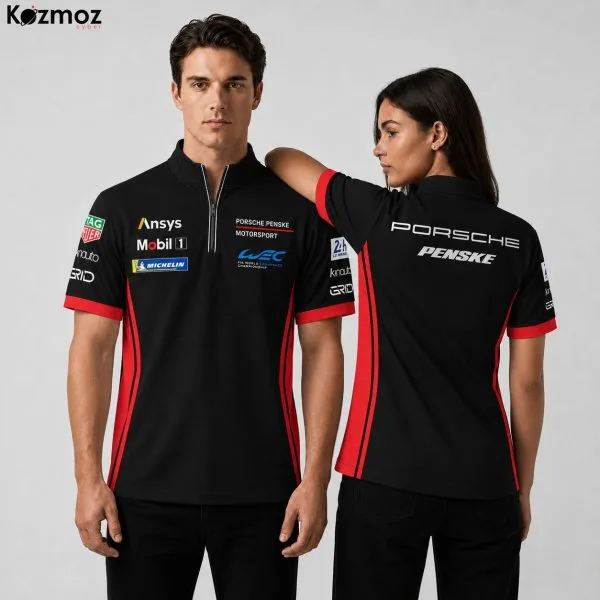 Porsh Penske Le Mans 24h 2025 Custom Quarter Zip Shirt