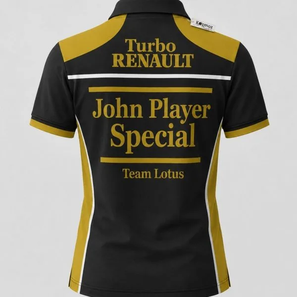 Team Lotus Renault 1986 John Player Special Collection - Quarter Zip Jersey - Image 4