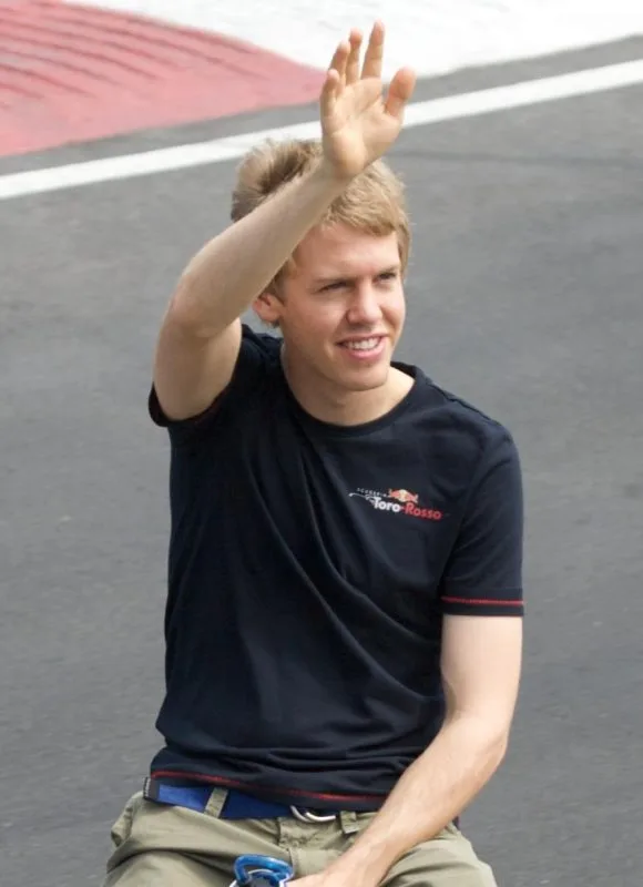 Sebastian Vettel at the 2008 Canadian Grand Prix.