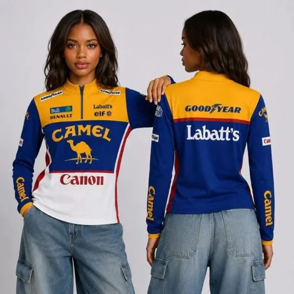 Alternative view of Williams FW14B 1992 Custom Long Sleeve Quarter Zip