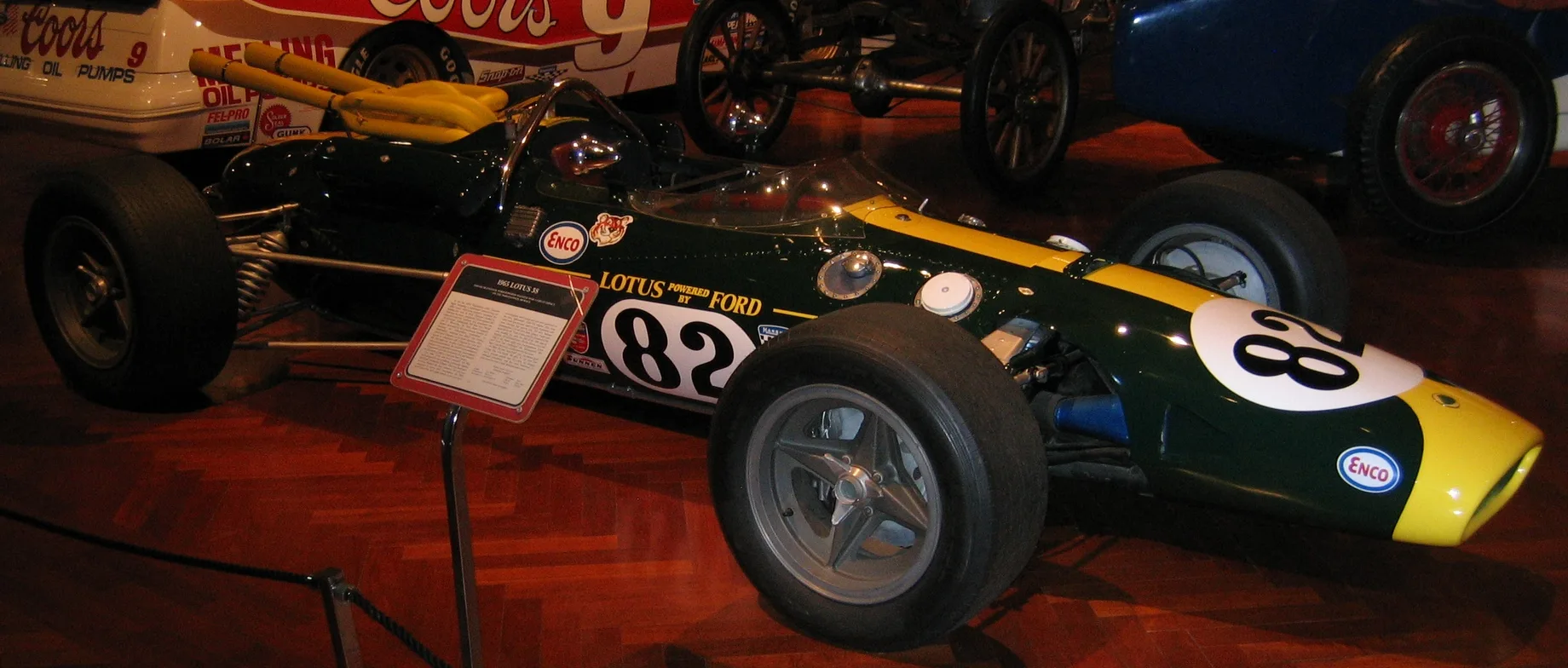 Lotus 38 associated with Jim Clark 1965 Indianapolis 500 victory