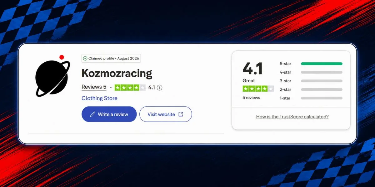 Kozmozracing Claimed Profile and Rating on Trustpilot