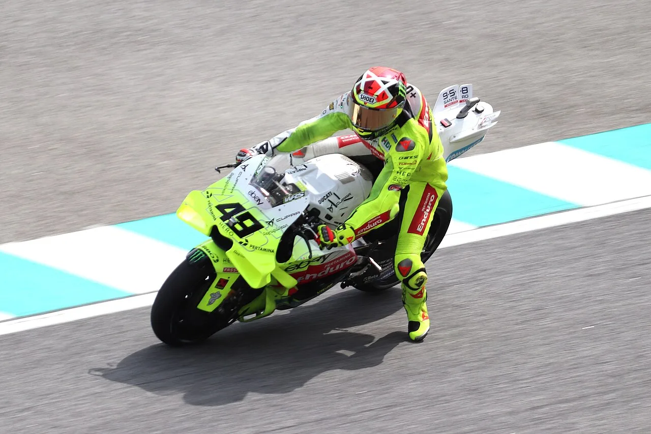 A VR46 Racing Team Ducati at the 2025 Malaysian Grand Prix, the squad Franco Morbidelli leaves